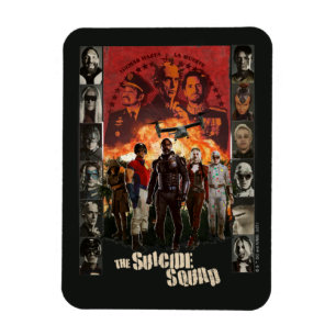 Die Selbstmordkommando Exlposit Character Roster Magnet