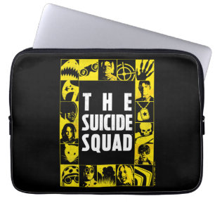 Die Selbstmordkommando   Gelbe und schwarze Symbol Laptopschutzhülle