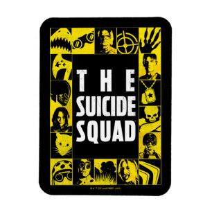 Die Selbstmordkommando Gelbe und schwarze Symbol Magnet