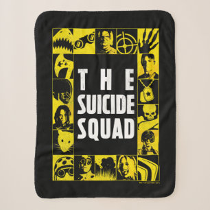 Die Selbstmordkommando Gelbe und schwarze Symbol Sherpadecke