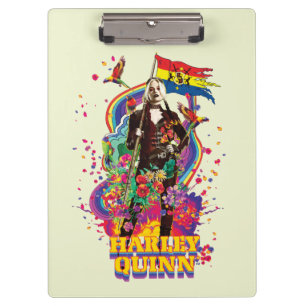 Die Selbstmordkommando Harley Quinn Blume & Rain Klemmbrett