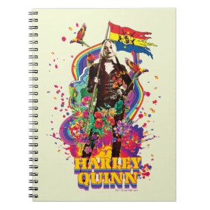 Die Selbstmordkommando Harley Quinn Blume & Rain Notizblock