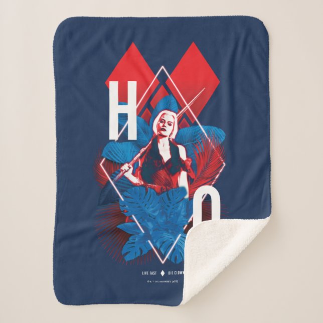 Die Selbstmordkommando | Harley Quinn Fern & Diamo Sherpadecke (Vorderseite)