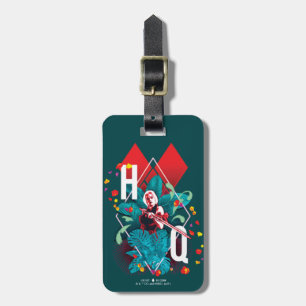 Die Selbstmordkommando Harley Quinn Floral Diamo Gepäckanhänger