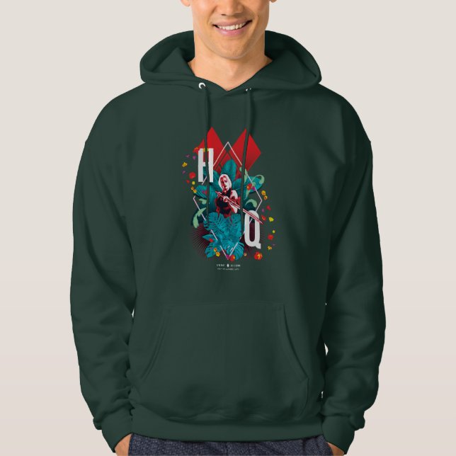 Die Selbstmordkommando | Harley Quinn Floral Diamo Hoodie (Vorderseite)