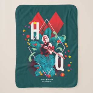 Die Selbstmordkommando   Harley Quinn Floral Diamo Sherpadecke