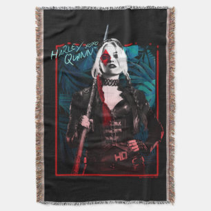 Die Selbstmordkommando   Harley Quinn & Green Fern Decke
