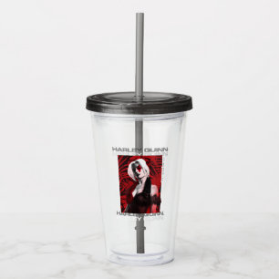 Die Selbstmordkommando Harley Quinn Red Fern Por Acryltrinkbecher