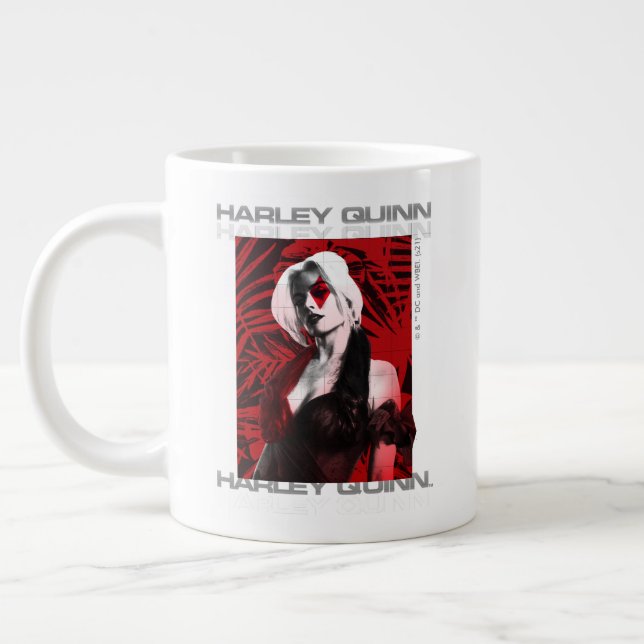 Die Selbstmordkommando | Harley Quinn Red Fern Por Jumbo-Tasse (Links)