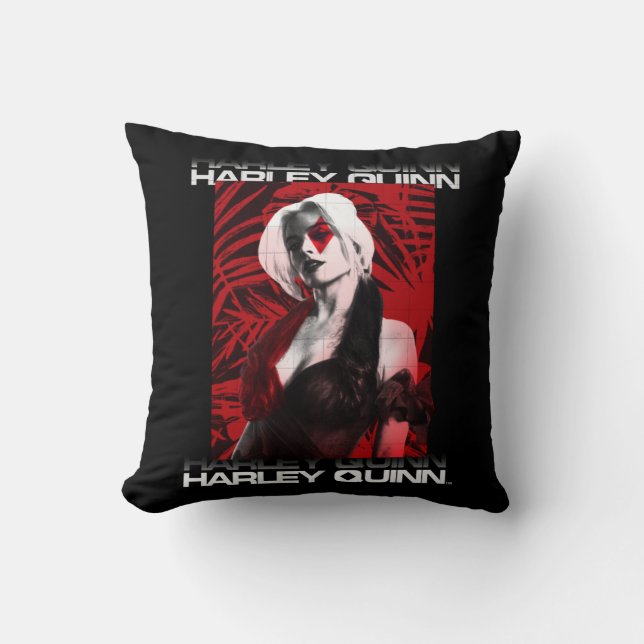 Die Selbstmordkommando | Harley Quinn Red Fern Por Kissen (Vorderseite)