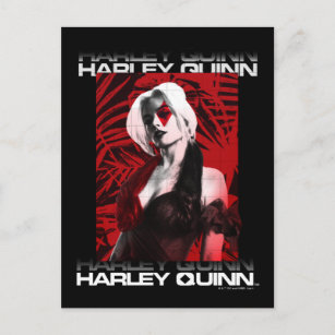 Die Selbstmordkommando   Harley Quinn Red Fern Por Postkarte