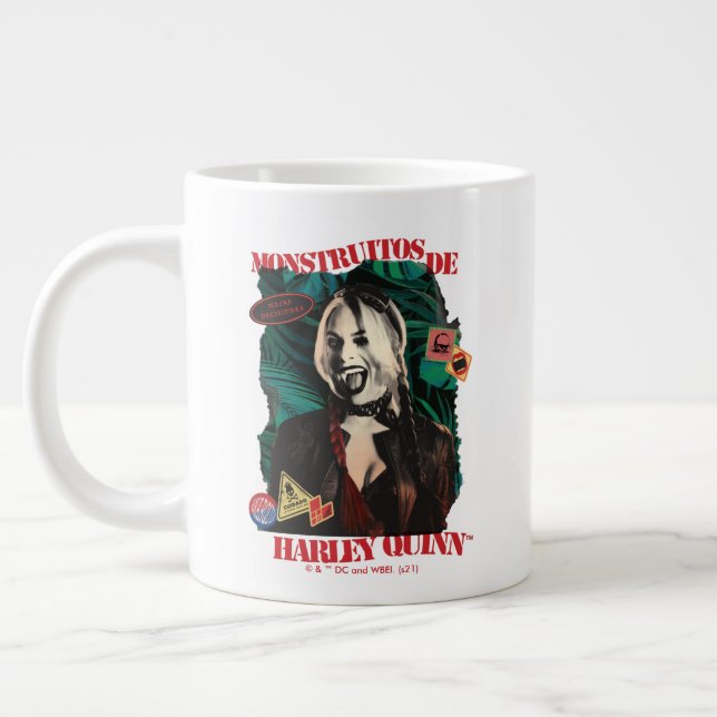 Die Selbstmordkommando | Harley Quinn Winking Jumbo-Tasse (Links)