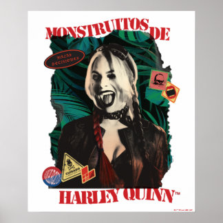 Die Selbstmordkommando | Harley Quinn Winking Poster
