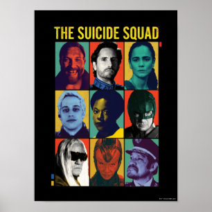 Die Selbstmordkommando Retro Grid mit Amanda Wal Poster