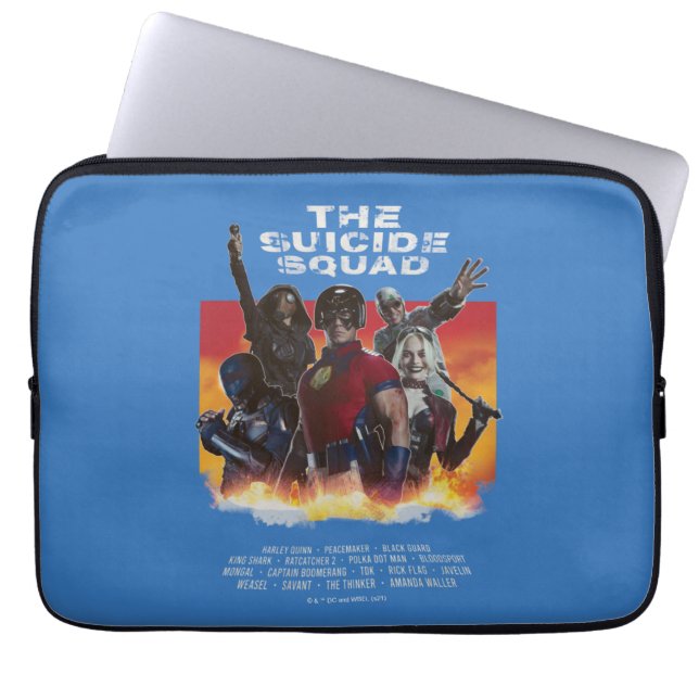 Die Selbstmordkommando | Retro-Style Movie Poster Laptopschutzhülle (Vorderseite)