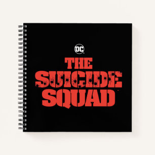 Die Selbstmordkommando Rote und schwarze Logos Notizbuch