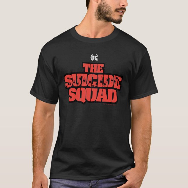 Die Selbstmordkommando | Rote und schwarze Logos T-Shirt (Vorderseite)