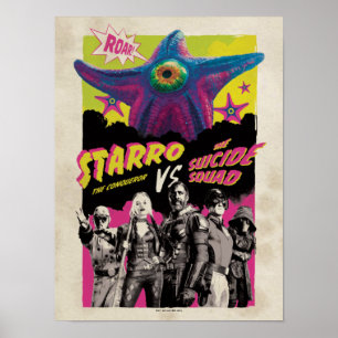 Die Selbstmordkommando Starro Vs Suicide Squad Poster
