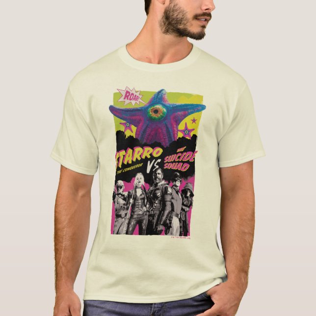 Die Selbstmordkommando | Starro Vs Suicide Squad T-Shirt (Vorderseite)
