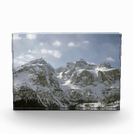 Die Sella Gruppe und Val de Mesdi Holiday Card Pos Fotoblock