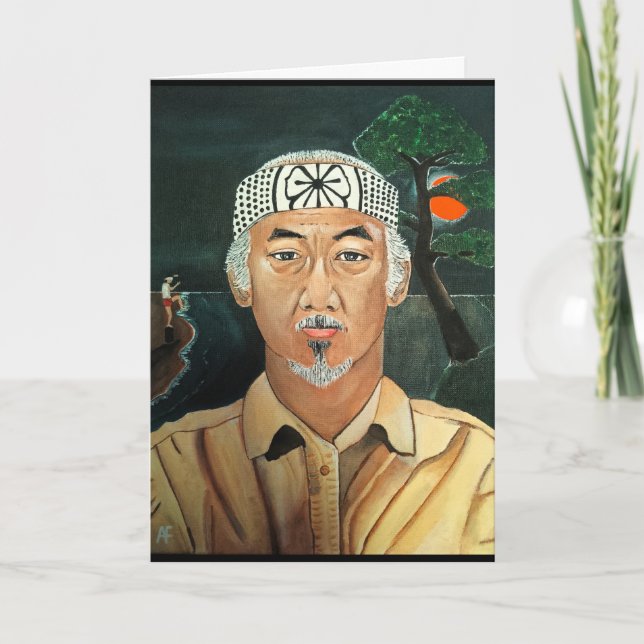 Die Sensei-Malerei von Alfred Fox Karte (Vorderseite)