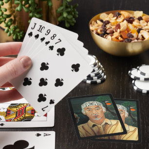 Die Sensei-Malerei von Alfred Fox Spielkarten