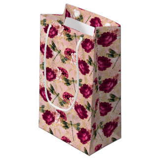 Die Serie Rose und Dragonfly (Design 4) Kleine Geschenktüte