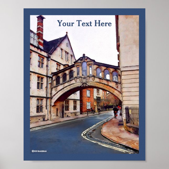 Die Seufzerbrücke - Oxford Poster (Vorne)