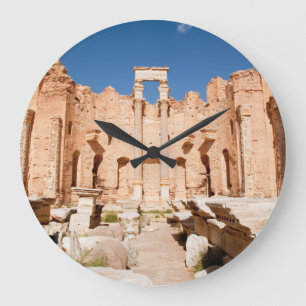Die Severanische Basilika, Leptis Magna, Al Khums Große Wanduhr