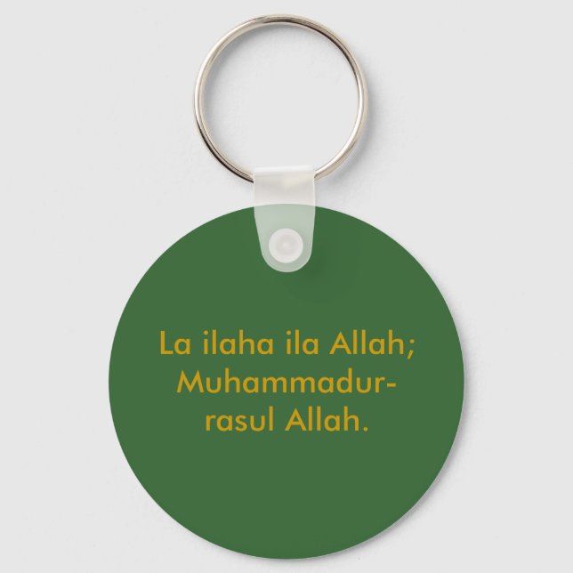 Die Shahada Schlüsselanhänger (Vorderseite)