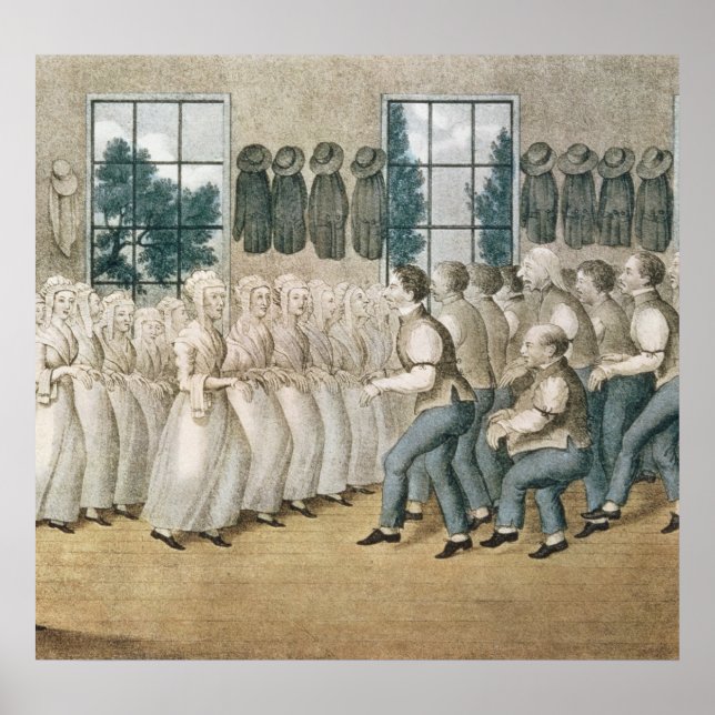 Die Shakers in der Nähe des Libanon Poster (Vorne)