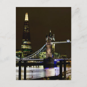 Die Shard- und Tower-Brücke Postkarte