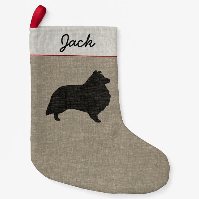 Die Sheltie Kleiner Weihnachtsstrumpf (Vorderseite)