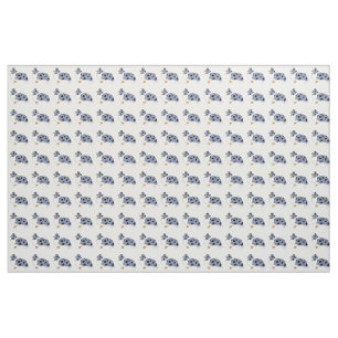 die Shetlandinseln-Schäferhund blaues merle weiß Stoff