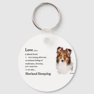 Die Shetlandinseln-Schäferhund Sheltie Geschenke Schlüsselanhänger