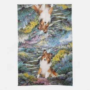 Die Shetlandinseln-Schäferhund Sheltie Handtuch