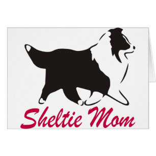 Die Shetlandinseln-Schäferhund Sheltie Mama