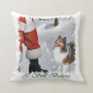Die Shetlandinseln-Schäferhund Sheltie Weihnachten Kissen