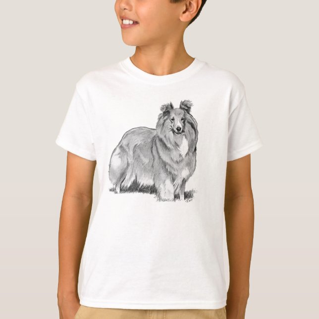 Die Shetlandinseln-Schäferhund T-Shirt (Vorderseite)