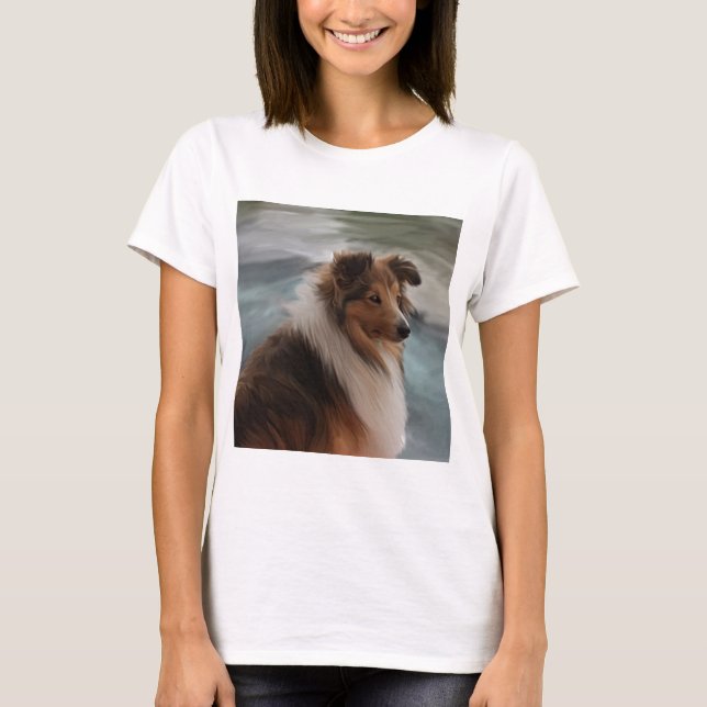 Die Shetlandinseln-Schäferhund T-Shirt (Vorderseite)