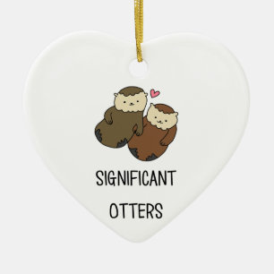 Die Shirts des BEDEUTENDEN OTTER-Paares, Zusätze Keramik Ornament