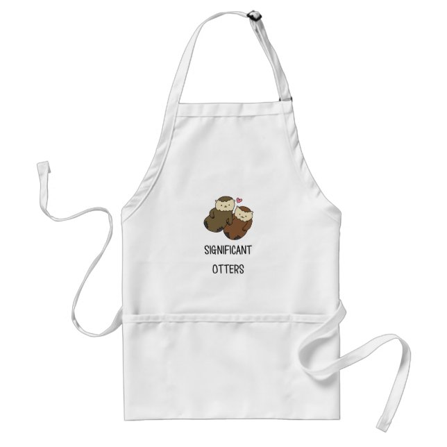 Die Shirts des BEDEUTENDEN OTTER-Paares, Zusätze Schürze (Vorne)