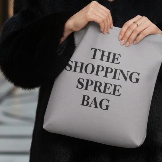Die Shoppingrausch-Tragetasche Tasche (Von Creator hochgeladen)