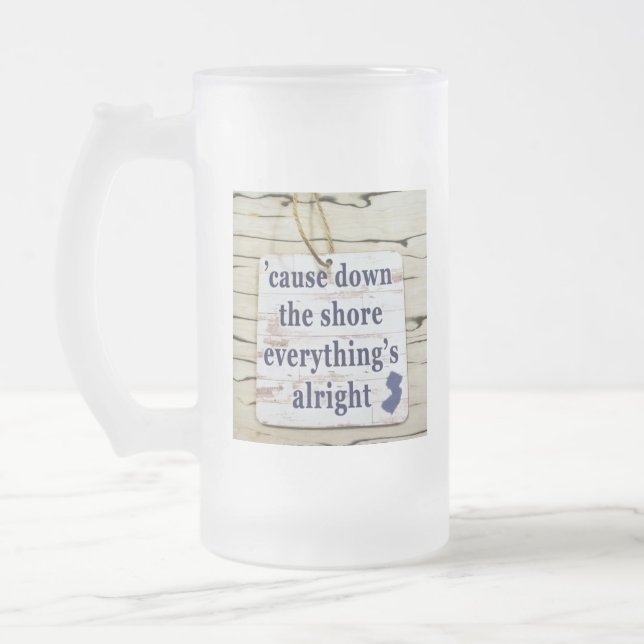 Die Shore-Bier-Tasse Mattglas Bierglas (Links)