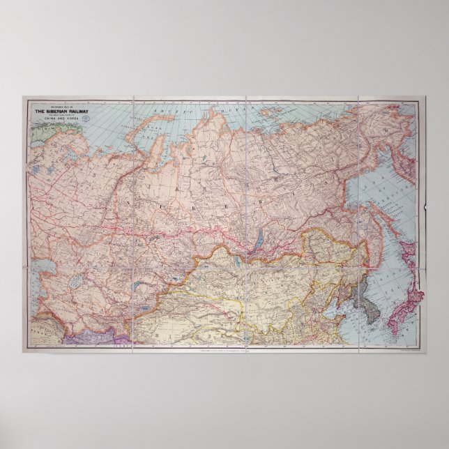 Die sibirische Eisenbahn Poster (Vorne)