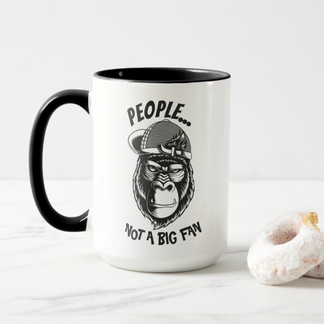 die sich bald erholen werden, Black Ape Tasse (Mit Donut)