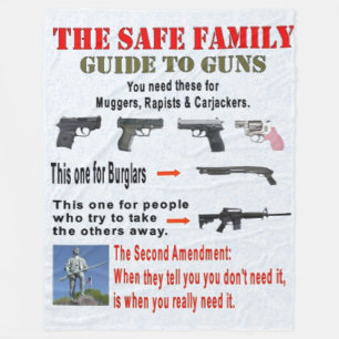 DIE SICHERE FAMILIENANLEITUNG FÜR GUNS FLEECEDECKE