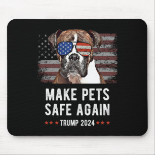 Die Sicherheit von Haustieren - Boxer Dog Trump 20 Mousepad