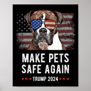 Die Sicherheit von Haustieren - Boxer Dog Trump 20 Poster