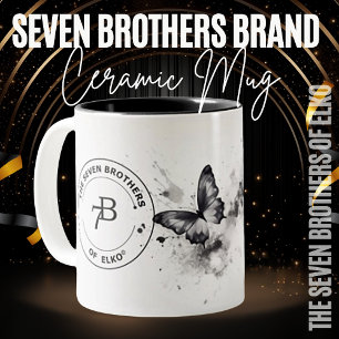 Die sieben Brüder von Elko Schmetterling Tasse